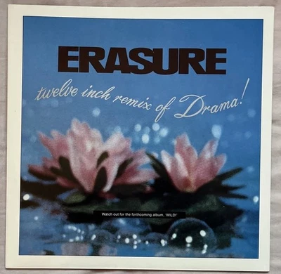 Erasure - Drama (Remix) 12” Ltd Edition 1989 Mute Records ex/ex - Image 1 of 2