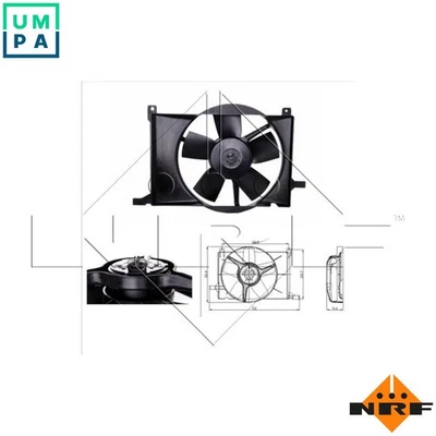 FAN ENGINE COOLING 47009 FOR 15XTD/XDT/DT X15TD/15DT 1.5L C14NZ/14SEL 4cyl - Image 1 of 4