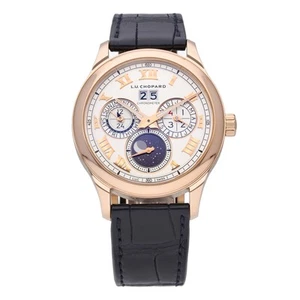 Chopard L.U.C. Lunar One 18k Rose Gold 43mm Automatic Mens Watch 161927-5001 - Picture 1 of 12