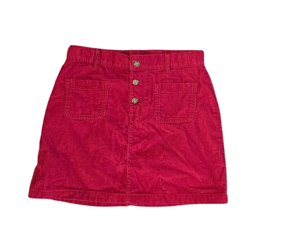 Carter's Kid Red Mini Skirt Girls Size 14 Corduroy - Image 1 of 3