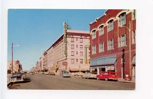 Cheyenne WY Street View Old Cars Coca Cola Vintage Store Fronts Postcard - Picture 1 of 1