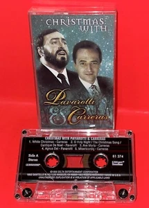 Christmas with Pavarotti & Carreras Cassette 1999 Laser Light Delta Ent. - Picture 1 of 1