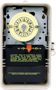 Intermatic T101P3 125V 24 Hour Mechanical Pool Spa Time Switch SPST - Beige - Picture 1 of 9