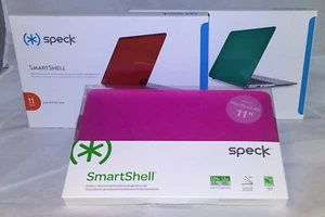 🎁 Speck SmartShell 11” MacBook Air Hard Shell Case Red Pink Calypso SAMSONITE🆕 - Picture 1 of 14