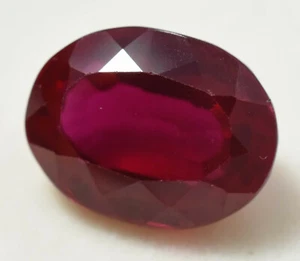 14.10 Ct Natural Red Ruby Mozambique GGL Certified AAA+ Quality Treated Gemstone - Picture 1 of 3