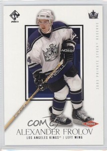 2002-03 Pacific Private Stock Reserve Retail /1550 Alex Frolov #164 Rookie RC