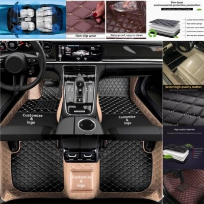 For Chevrolet Orlando Luxury Custom Car Floor Mats All Weather Front & Rear Rugs Foto 1 de 4