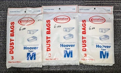 Hoover - Type M Vacuum Cleaner Bags - 3 Packages - Envirocare Brand  - Image 1 of 2