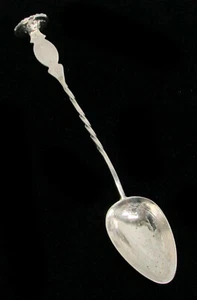 CUCHARA TRITURADORA MUDDLE DE PLATA ESTERLINA .950 SUIZA ANTIGUA RARA 1776 7 1/8" - Imagen 1 de 7