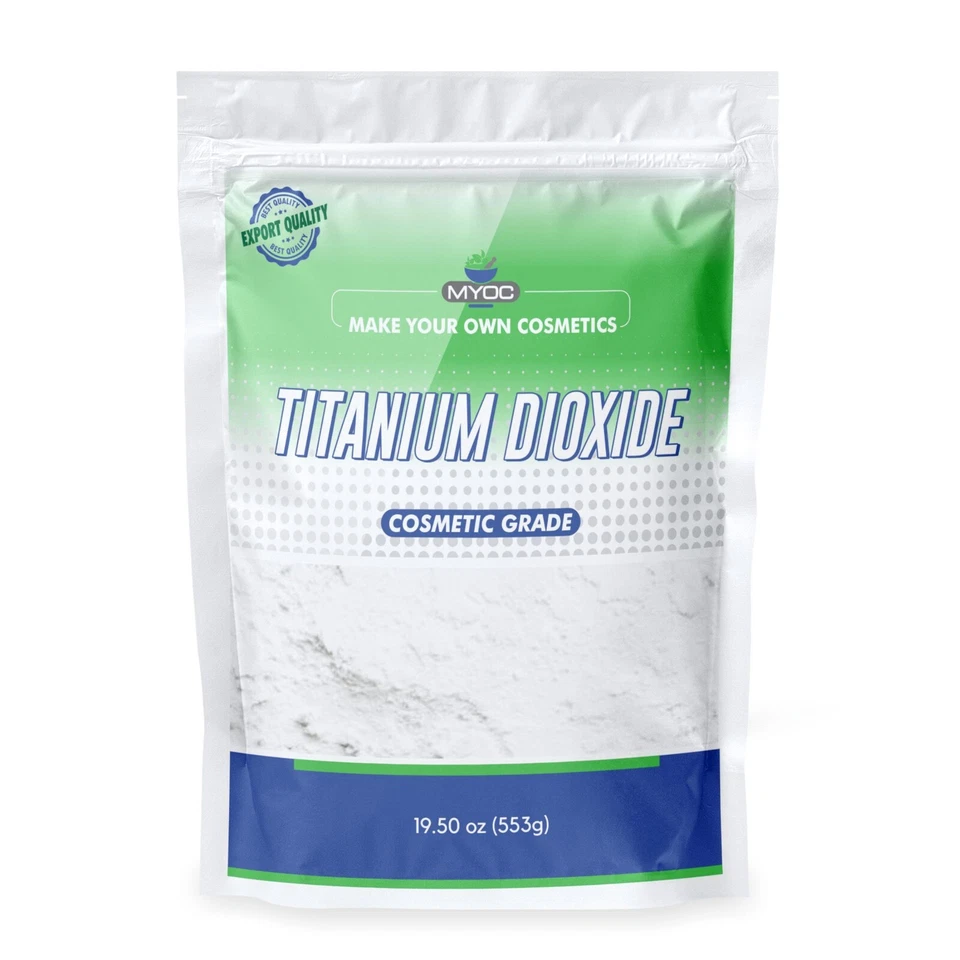 MYOC Titanium Dioxide Powder | Pure Cosmetic Grade | Raw Material | 553g - Image 1 of 4