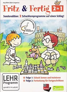 ChessBase - Fritz & Fertig 2 en 1 - edición especial - paquete doble - ajedrez - NUEVO - Imagen 1 de 1