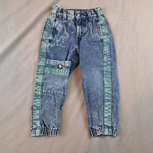 Vintage Little LEVI'S Boys Faded Acid Wash Denim Jeans Sz 4 Regular USA Made 80s - Picture 1 of 14