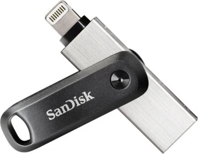 SanDisk 256GB iXpand Flash Drive Go, with Lightning and USB 3.0 connectors - Image 1 of 4
