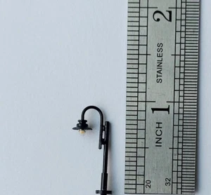 Y8-20 Z 10 piezas Modelo Escala 1:220 Tren Luz Diseño Ferroviario LED Lamppost Park - Imagen 1 de 5