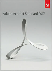Adobe Acrobat Standard 2017 NEU Vollversion Dauerlizenz (Unbegrenzte Laufzeit)