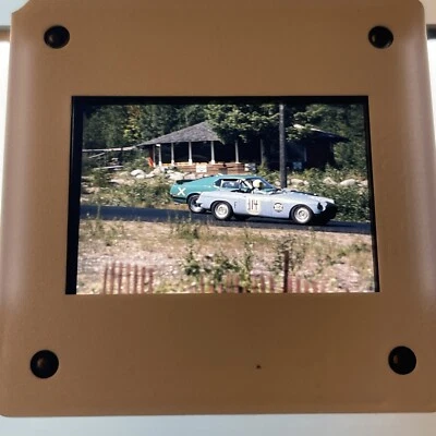 1962 Austin-Healey Sprite Mk II гоночный автомобиль винтажное фото 35 мм слайд гонки A - Изображение 1 из 4