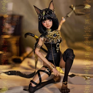 1/4 BJD Muñeca Rótula Muñeca Resina Sexy Egipcia Gato Niña Conjunto Completo Hecho a Mano Regalo - Imagen 1 de 8
