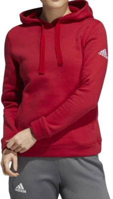 Adidas Women's  Fleece Hoodie GP9868_Power Red/White LG - Image 1 of 4