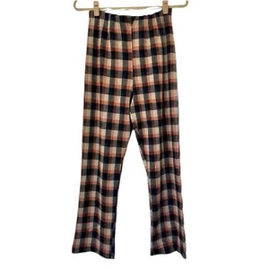 Free People Plaid Menswear Inspired Academia Pants New Womens 8 - Picture 1 of 7