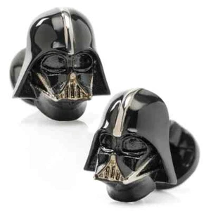Gemelos 3D Darth Vader negro satinado - Imagen 1 de 5