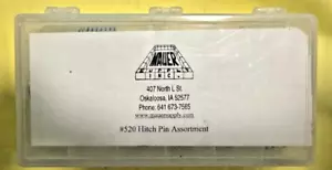 40 Pc Larger Hitch Pin Clip Assortment Set w/case 6 sizes Heavy Duty - Picture 1 of 4