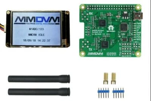 V1.3 MMDVM_HS_Dual_Hat Hotspot Duplex P25 DMR YSF NXDN Raspberry Pi + LCD da 2,2" - Foto 1 di 12
