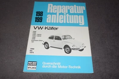 Reparaturanleitung Reparaturhandbuch  VW Käfer/Karmann Ghia/Typ 181 erstklassig - Bild 1 von 4