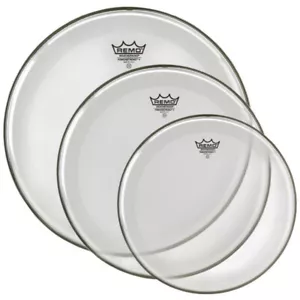 Remo P4 Powerstroke Clear 3 Piece Tom Pack - 10/12/14 - Picture 1 of 1