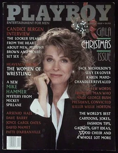 PLAYBOY US December 1989 CANDICE BERGEN Petra Verkaik KAREN MAYO-CHANDLER @VG/EX - Imagen 1 de 8