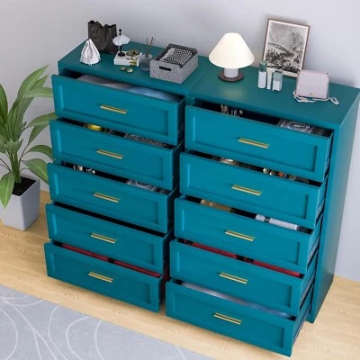 Elegro Metal Storage Cabinet Dresser with 3, 4,5 Drawer for Office,Closet,Home - Image 1 of 3