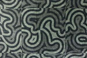 Verner Panton Stoff Collection Commedia Design Modulo grau Mira X Fabrics 1981 - Bild 1 von 10