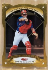 1997 Donruss Preferred GOLD CUT TO THE CHASE #49 Ivan Rodriguez RARE PARALLEL