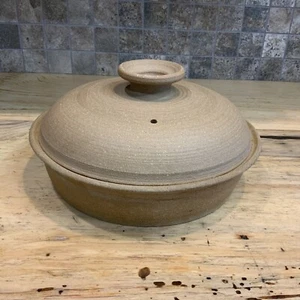 Pentola giapponese Donabe terra argilla ceramica gres forno fango panettiere Dauber - Foto 1 di 16