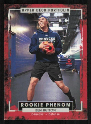2015-16 Upper Deck Portfolio #227 Ben Hutton RC - Image 1 of 2