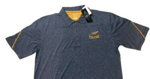 Champion Elite Men's Toledo Coach Collar Short Sleeve Polo Shirt, Navy, Medium - Picture 1 of 8