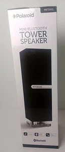 Polaroid Mini Bluetooth Tower Speaker Remote Rechargeable BLACK NEW - Picture 1 of 6