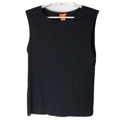 Top grande tejido negro sin mangas Joe Fresh para mujer Foto 1 de 4