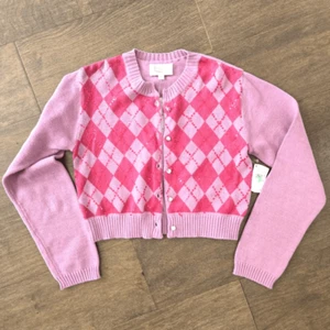 Cherise girls cardigan Cropped sweater Top size 14 L - Picture 1 of 8