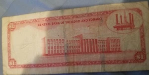 1964 Central Bank of Trinidad and Tobago $1 Bank Note J.E.Bruce - Picture 1 of 2