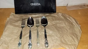 Oneida Edelstahl Besteck Tafelgabel und Esslöffel - 2er Set - Bild 1 von 4