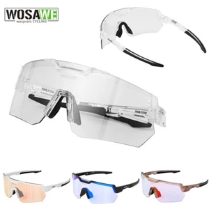 WOSAWE Occhiali Ciclismo Polarizzati MTB Strada Bici Sport Protezione UV400 Occhiali da Sole - Foto 1 di 26