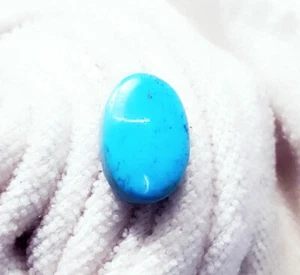 Gemas opacas certificadas sin tratar con piedras preciosas sueltas de 12,60 quilates azul natural turquesa - Imagen 1 de 7