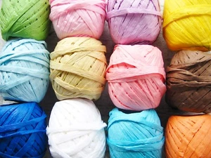 Papierschnur Bast 20m Rolle(0,18€/m) Geschenkband Bastband SERAJOSY - Bild 1 von 12