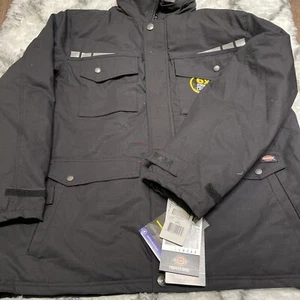 Dickies Pro Cordura Bomber Military Grade Workwear Jacket Black JJ007BK Size 2XL - Picture 1 of 10