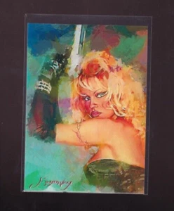 Barb Wire  Artist Signed Giclee Print Card #9 36/50 2023 Pamela Anderson - Bild 1 von 2