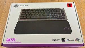Clavier de jeu mécanique Cooler Master CK721 - Gris sidéral / disposition UK (boîte) - Photo 1/4