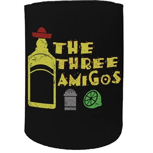 Stubby Holder - The Three Amigos - Funny Novelty Christmas Gift Joke Beer Can - Picture 1 of 2