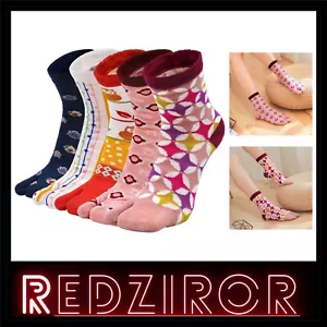 Colorful Floral Women's Tabi Flip Flop Socks - Comfortable & Stylish Fit - Picture 1 of 10