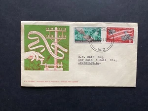 NZ 1962 Telegraph Centenary FDC, WE Murray Brand, Dunedin CDS pmk (NZF1296) - Picture 1 of 2
