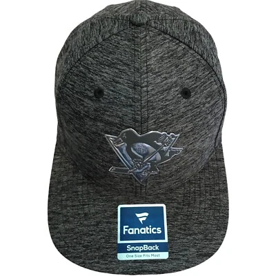 Boné ajustável Pittsburgh Penguins NHL Marled Tech cromado Snapback $32 - Imagem 1 de 4